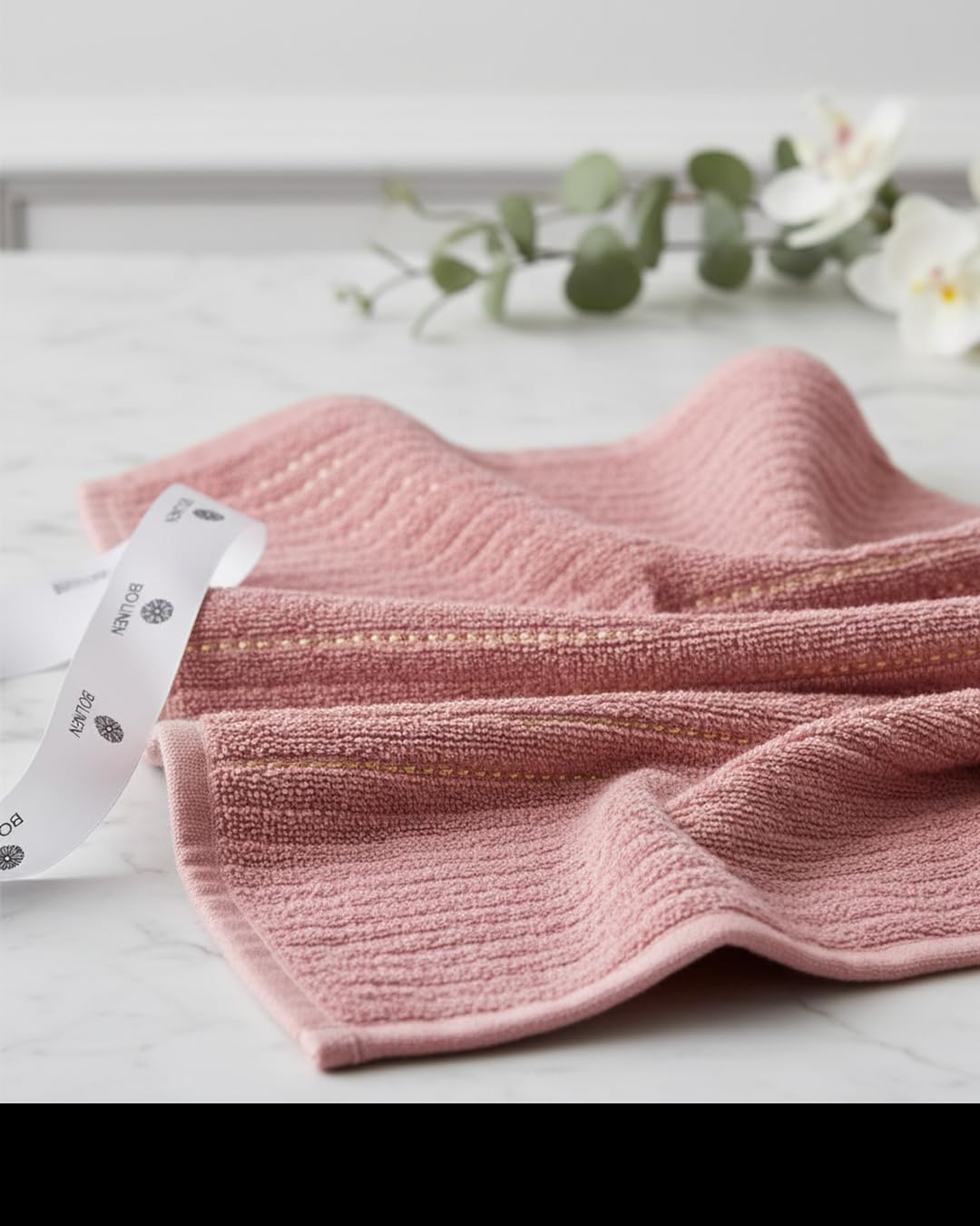 BIOLINEN Rose 6 Piece Towel Set