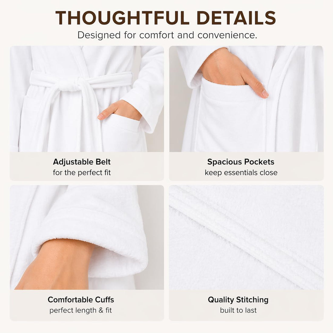 BIOLINEN White Bathrobe