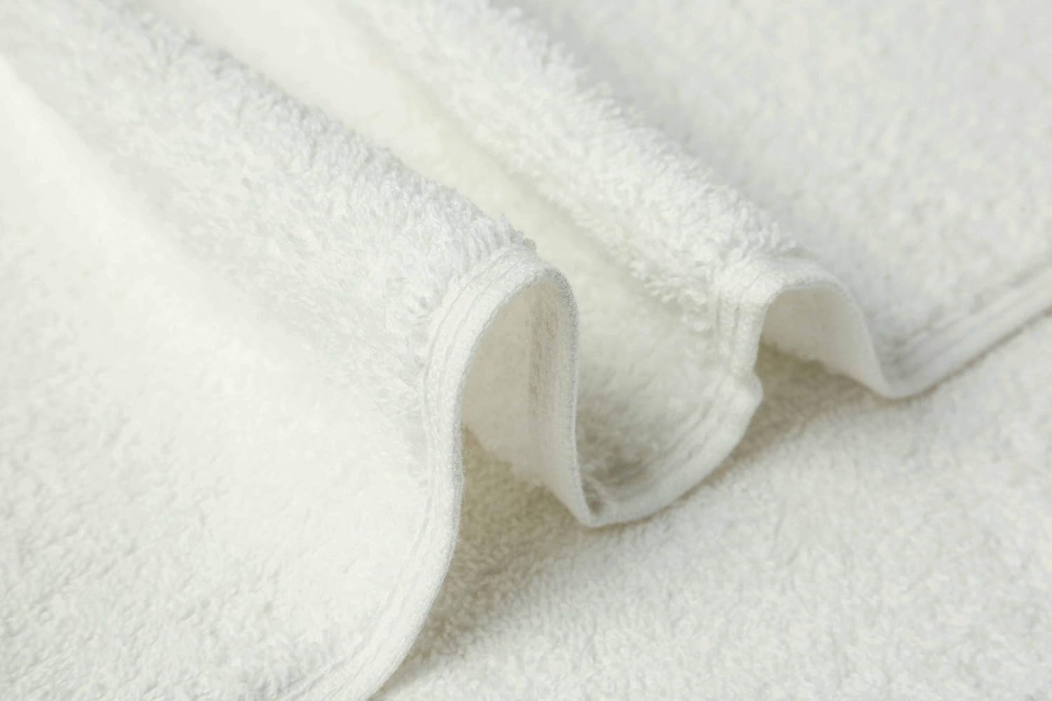 BIOLINEN White Bath Towels - Pack of 6 | Ultra Soft, Highly Absorbent | 100% Cotton Towels for Bathroom, Gym, Spa, and Hotel Use | 24x48 inches