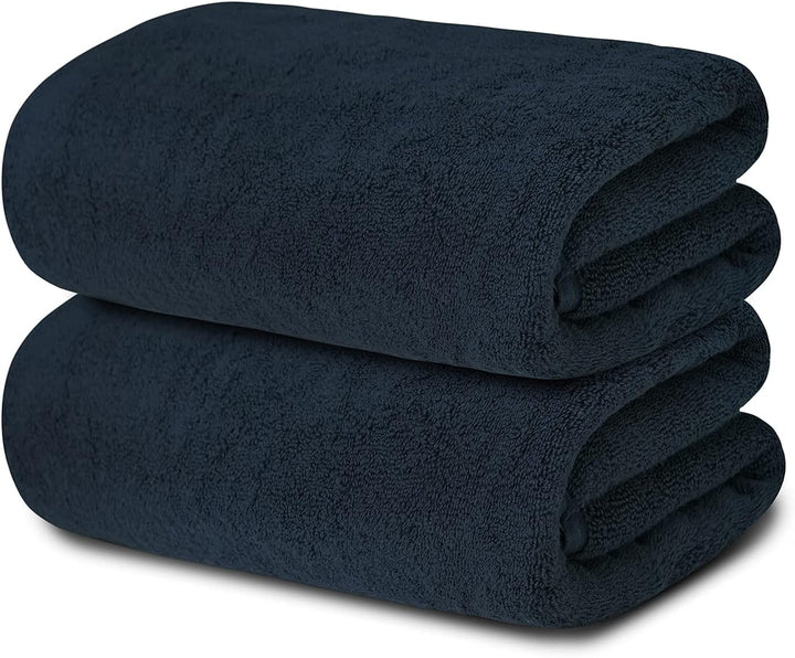 BIOLINEN Black Bath Towels 30x60