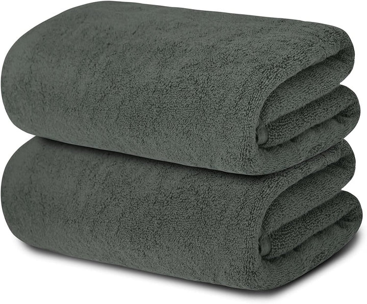 BIOLINEN Grey Bath Towels 30x60