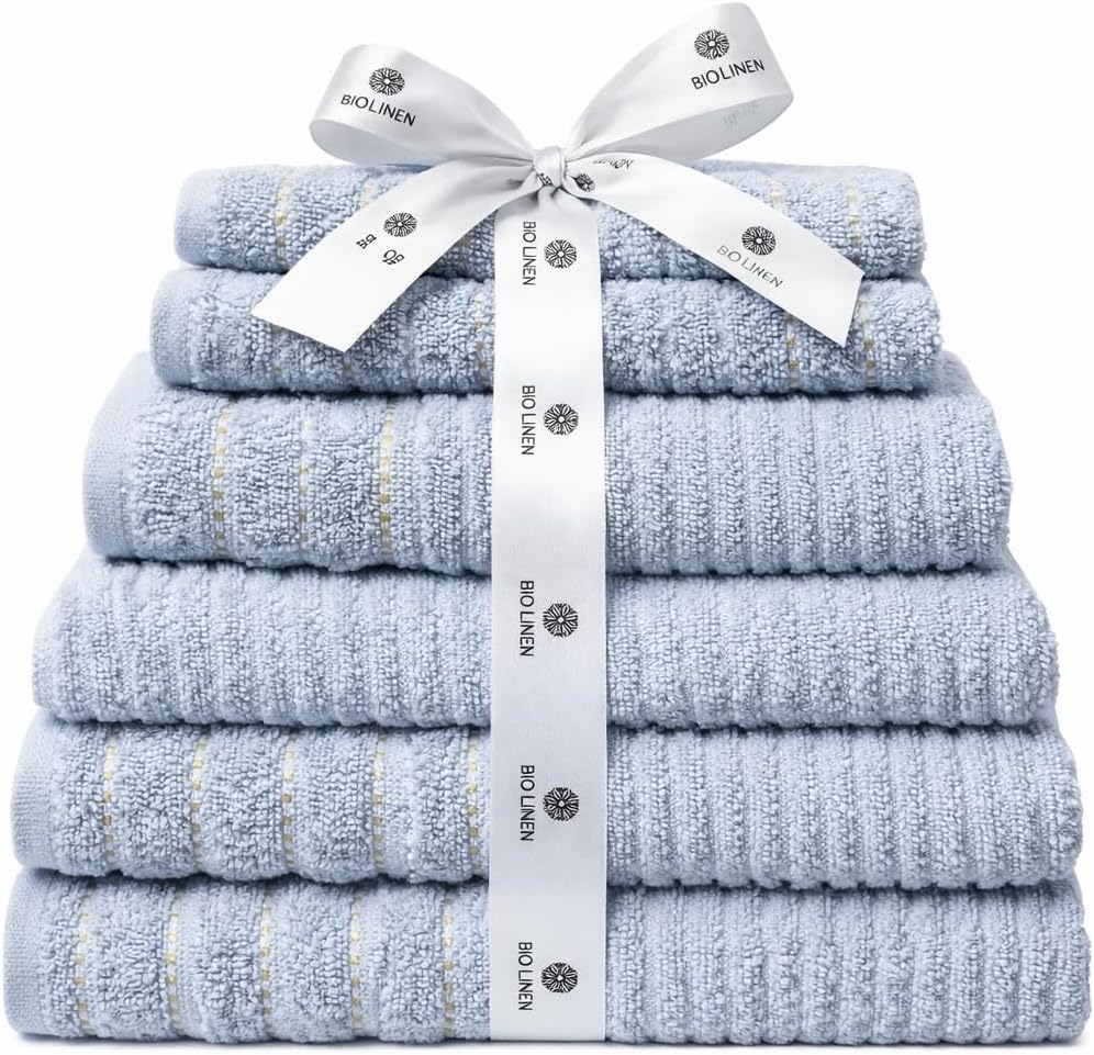 BIOLINEN Natural 6 Piece Towel Set