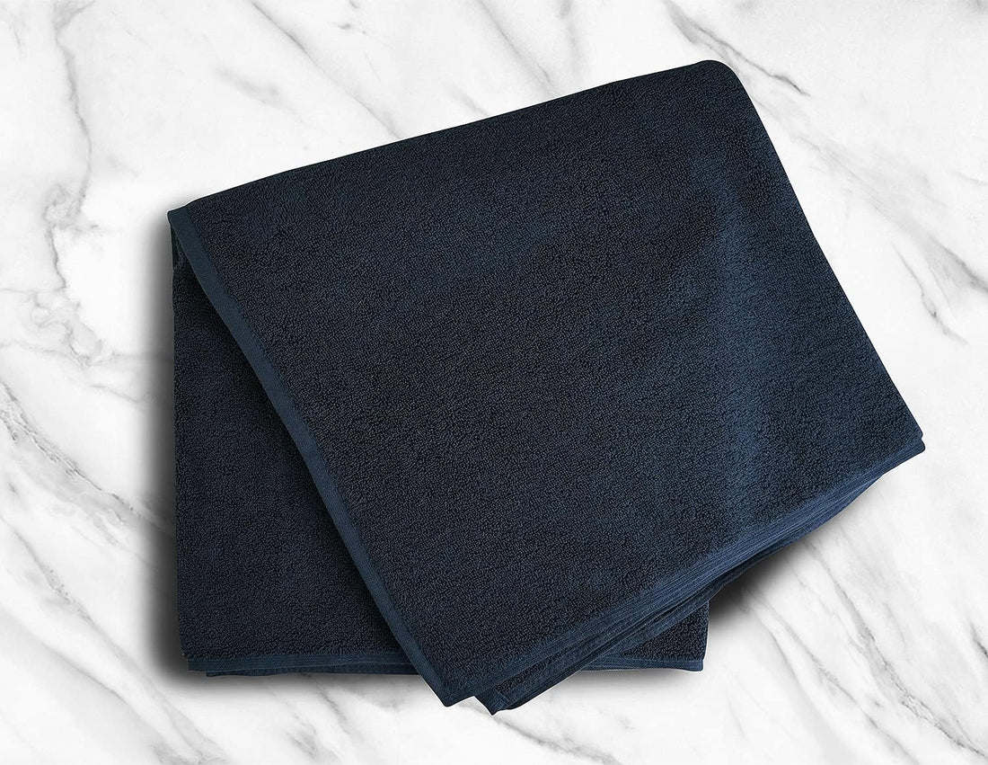 BIOLINEN Black Bath Towels 30x60