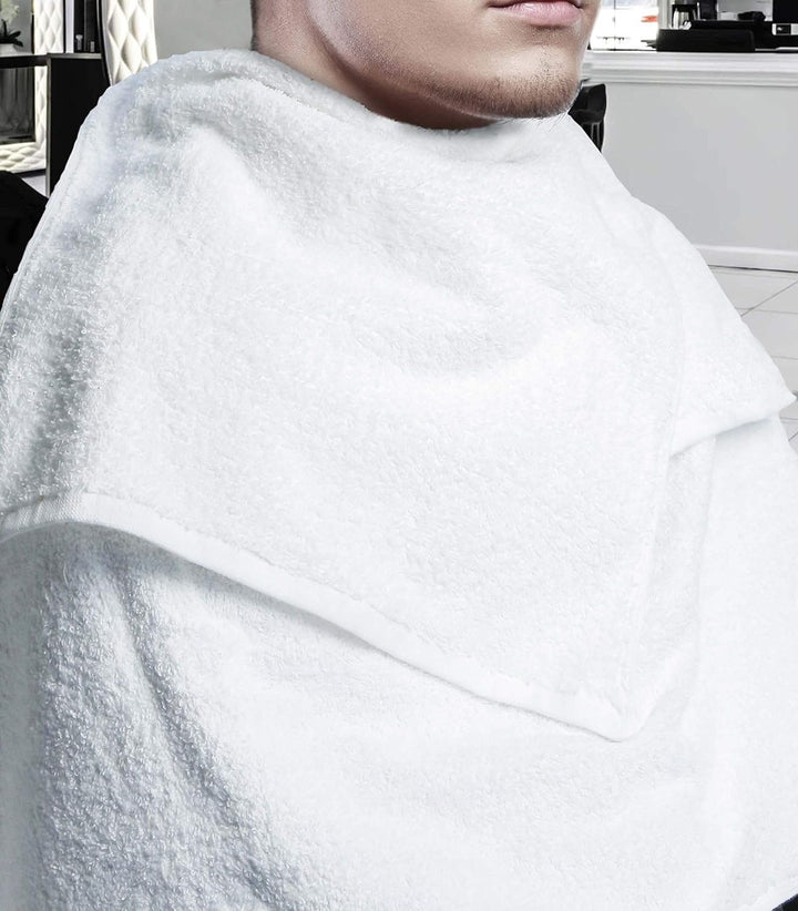 BIOLINEN Cotton Salon Towels Set - White 15"x25" Pack of 24 Ultra Soft 100% Cotton Gym Towel Hand Towel White Daily Usage Maximum Softness and High Absorbency for Home & Spa Easy Care